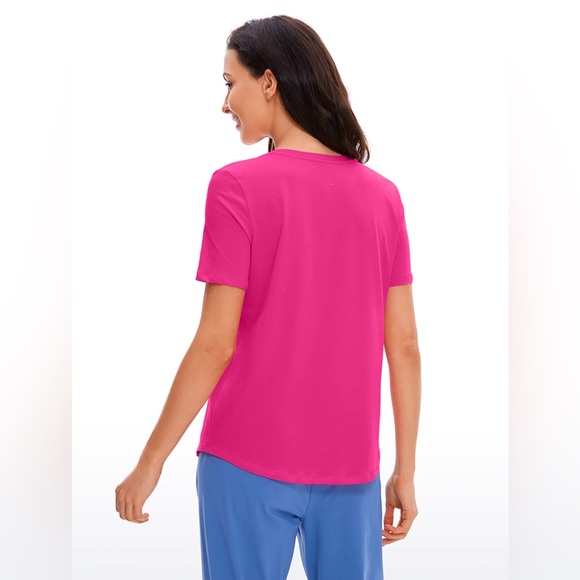 Pima Cotton Short Sleeves Round Neck - Picture 2 of 5